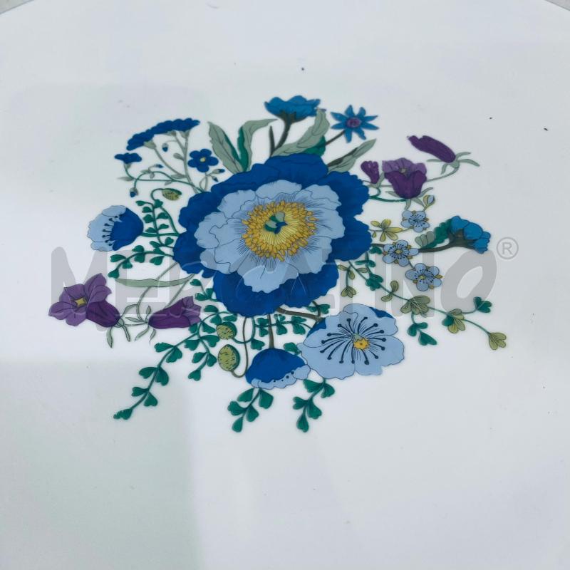 PIATTO RICHARD GINORI  FIORE BORDO BLU FIORI  | Mercatino dell'Usato Lago patria - giugliano in c. 2