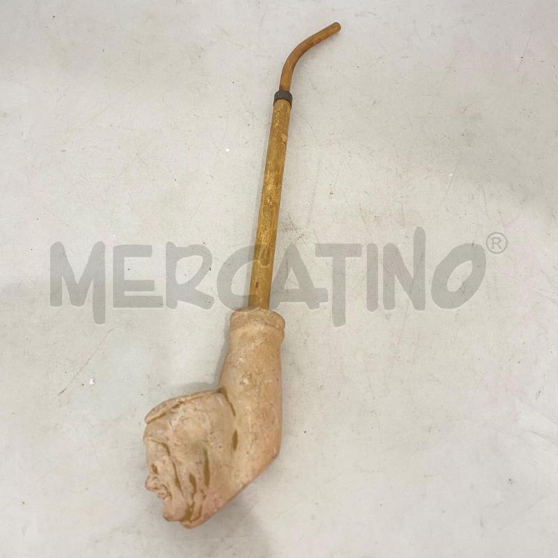PIPA TERRACOTTA CN VOLTO | Mercatino dell'Usato Lago patria - giugliano in c. 2