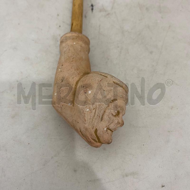 PIPA TERRACOTTA CN VOLTO | Mercatino dell'Usato Lago patria - giugliano in c. 4
