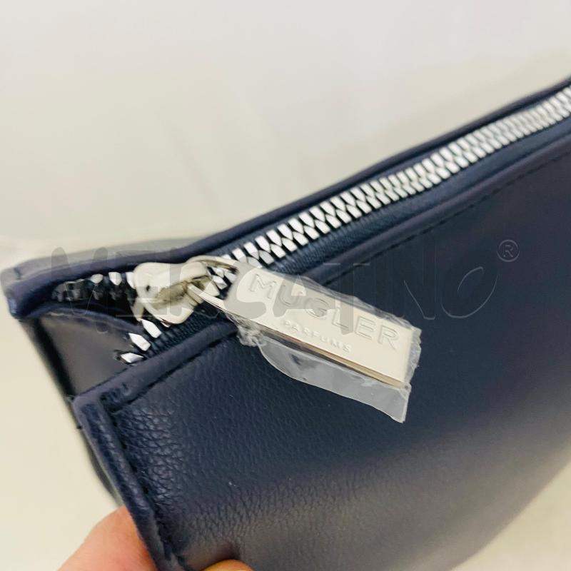 POCHETTE A MANO MUGLER BLU NOTTE | Mercatino dell'Usato Lago patria - giugliano in c. 2