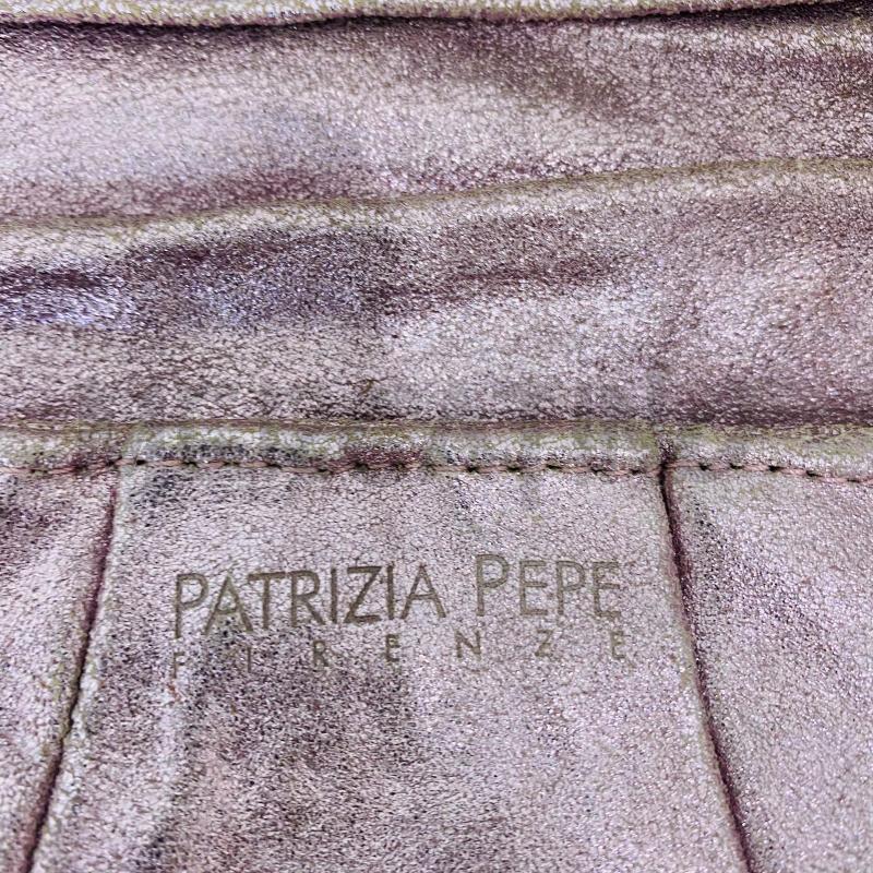 POCHETTE PATRIZIA PEPE PELLE ROSA EFFETTO METALLICO CATENA  | Mercatino dell'Usato Lago patria - giugliano in c. 3