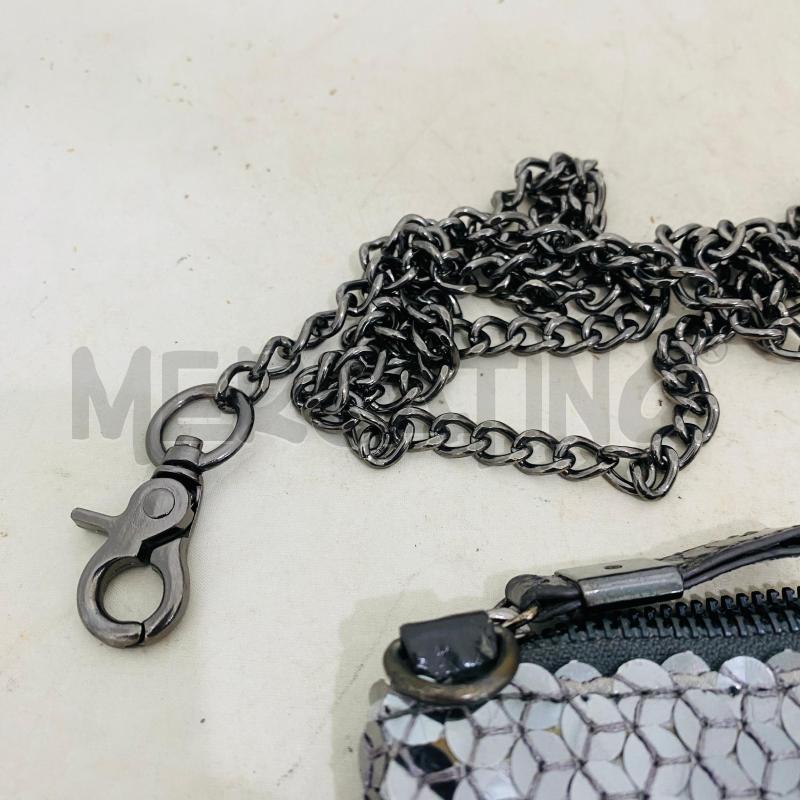 POCHETTE PINKO 12D1MNZA88 GRIGIA PAILLETTES CATENA | Mercatino dell'Usato Lago patria - giugliano in c. 5