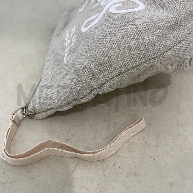 POCHETTE SAINT BARTH LINO SCRITTA BIANCA | Mercatino dell'Usato Lago patria - giugliano in c. 3
