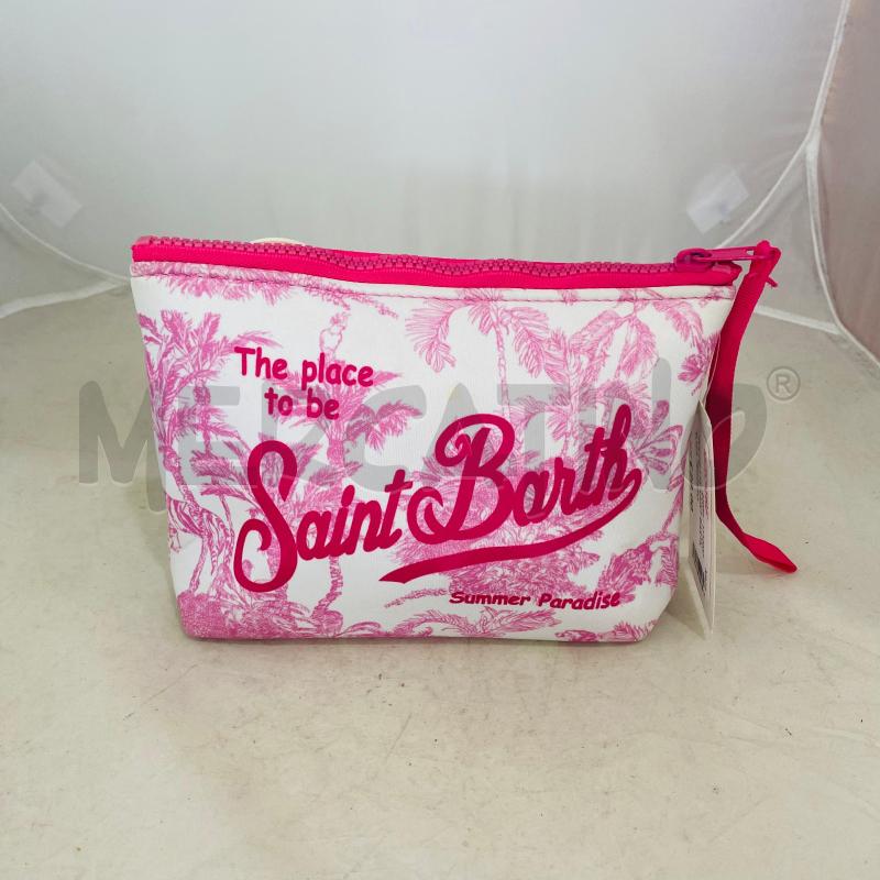 POCHETTE SAINT BARTK ROSA TESSUTO | Mercatino dell'Usato Lago patria - giugliano in c. 1