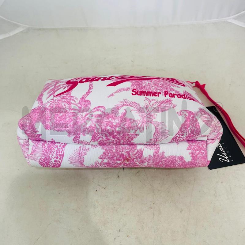 POCHETTE SAINT BARTK ROSA TESSUTO | Mercatino dell'Usato Lago patria - giugliano in c. 3