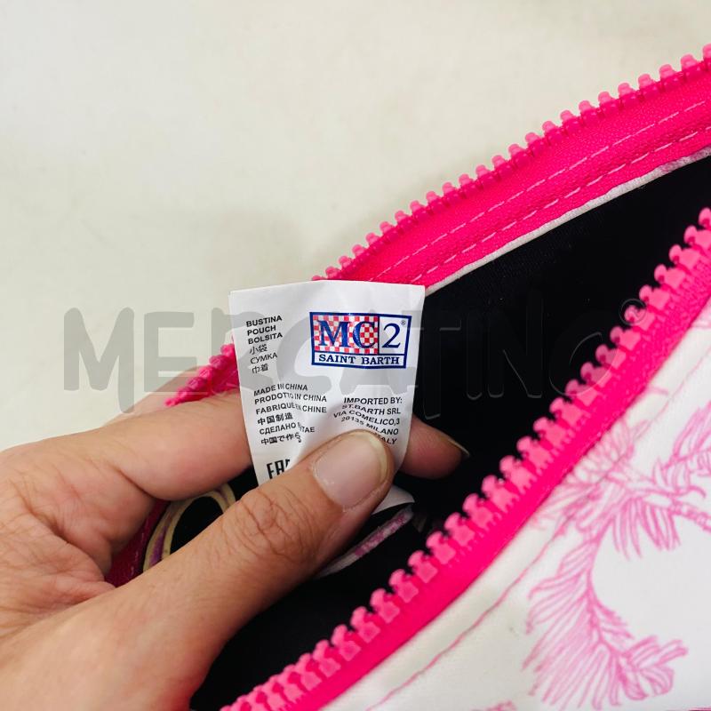 POCHETTE SAINT BARTK ROSA TESSUTO | Mercatino dell'Usato Lago patria - giugliano in c. 5