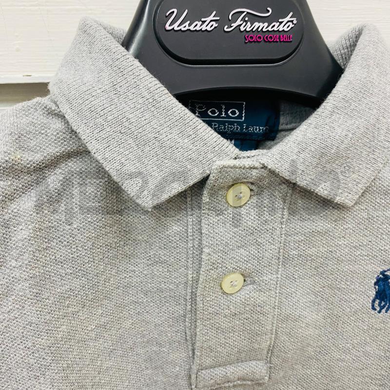 POLO BAMBINO RALPH LAUREN GRIGIA CAVALLINO BLU | Mercatino dell'Usato Lago patria - giugliano in c. 3