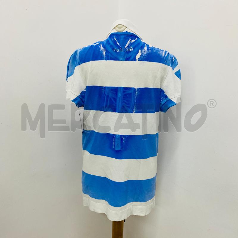 POLO DONNA I BLUES CLUB RIGA AZZURRO CELESTE | Mercatino dell'Usato Lago patria - giugliano in c. 5