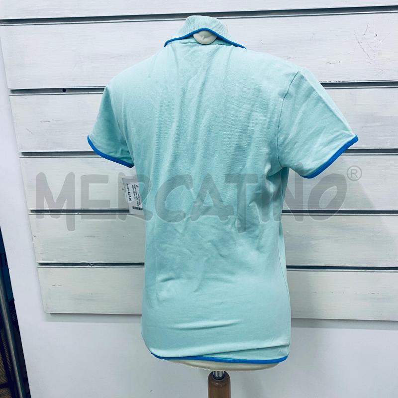 POLO DONNA KWAY VERDE ACQUA PROFILO AZZURRO | Mercatino dell'Usato Lago patria - giugliano in c. 3