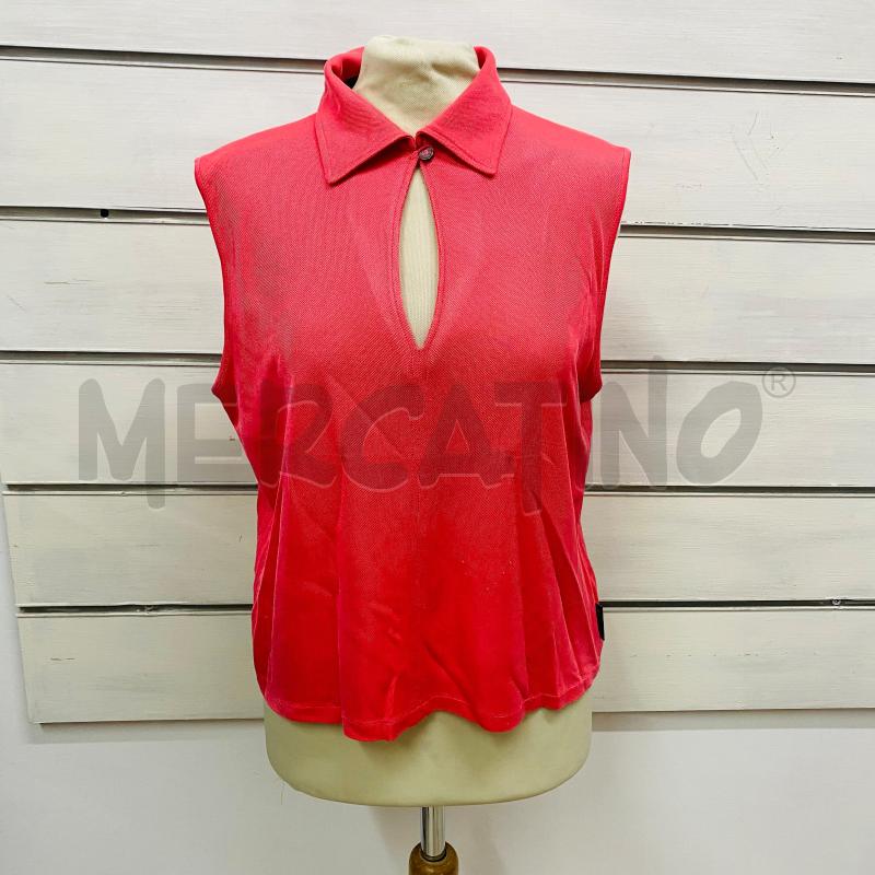 POLO DONNA MONCLER ROSA SALMONE  | Mercatino dell'Usato Lago patria - giugliano in c. 1