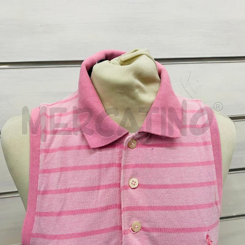 POLO DONNA RALPH LAUREN ROSA RIGA | Mercatino dell'Usato Lago patria - giugliano in c. 3