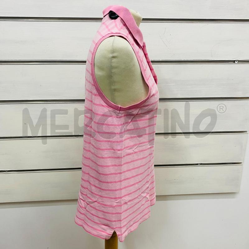 POLO DONNA RALPH LAUREN ROSA RIGA | Mercatino dell'Usato Lago patria - giugliano in c. 4