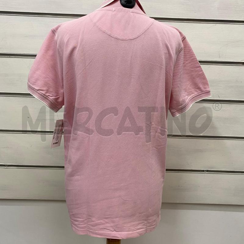 POLO UOMO REFRIGUE ROSA PROFILO BIANCO | Mercatino dell'Usato Lago patria - giugliano in c. 3