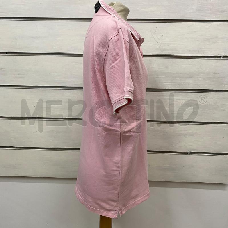 POLO UOMO REFRIGUE ROSA PROFILO BIANCO | Mercatino dell'Usato Lago patria - giugliano in c. 4