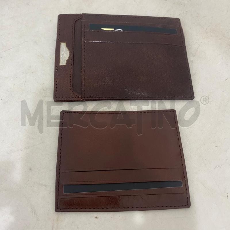 PORTA FOGLIO GATTINONI VERA PELLE MARRONE | Mercatino dell'Usato Lago patria - giugliano in c. 4