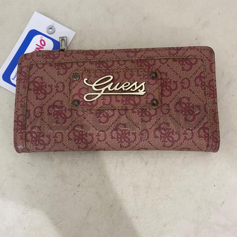 PORTA FOGLIO GUESS ROSSO MONOGRAM LOGO GRANDE | Mercatino dell'Usato Lago patria - giugliano in c. 1