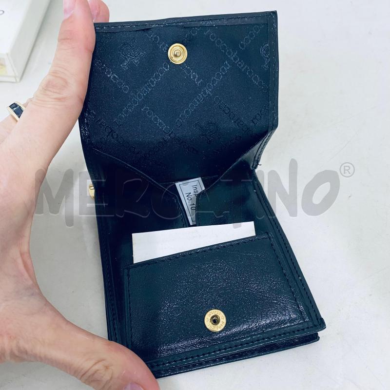 PORTA FOGLIO UOMO ROCCO BAROCCO PELLE NERA  | Mercatino dell'Usato Lago patria - giugliano in c. 5