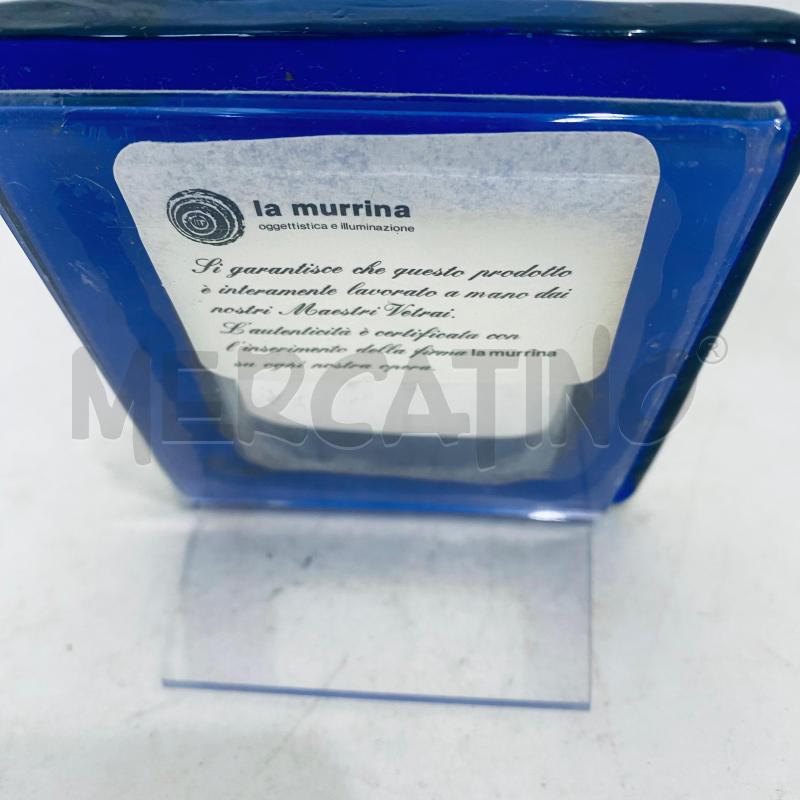 PORTA FOTO VETROBLU LA MURRINA PICCOLA | Mercatino dell'Usato Lago patria - giugliano in c. 4