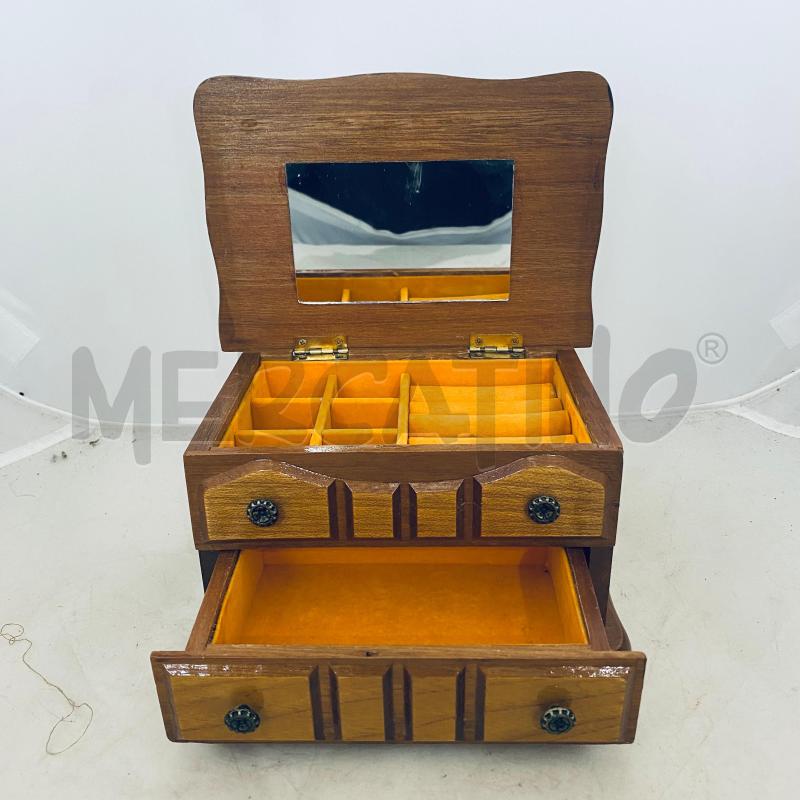 PORTA GIOIE LEGNO CHIARO CN CASSETTO | Mercatino dell'Usato Lago patria - giugliano in c. 1