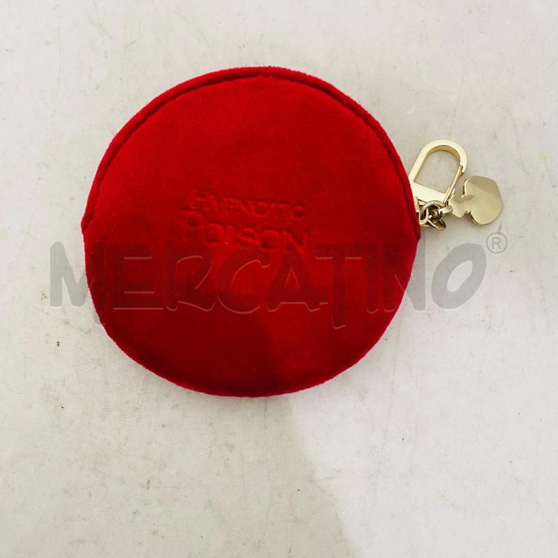 PORTA MONETE DIOR BEAUTY ROTONDO ROSSO VELLUTO | Mercatino dell'Usato Lago patria - giugliano in c. 3