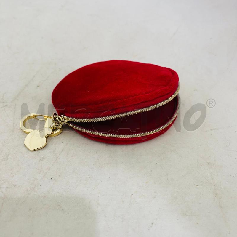 PORTA MONETE DIOR BEAUTY ROTONDO ROSSO VELLUTO | Mercatino dell'Usato Lago patria - giugliano in c. 5