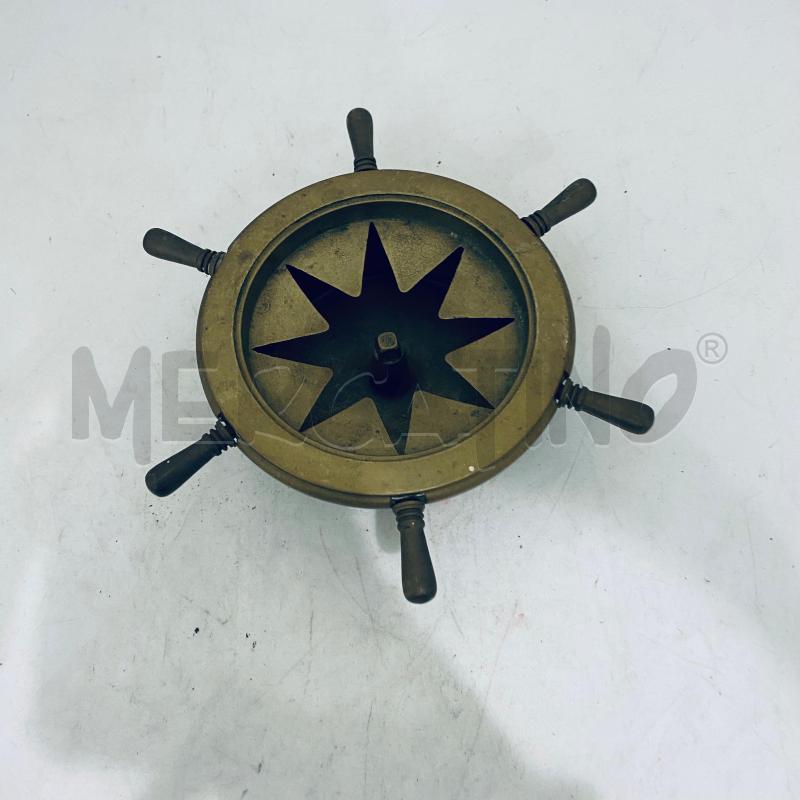 POSA CENERE METALLO DORATO TIMONE | Mercatino dell'Usato Lago patria - giugliano in c. 1
