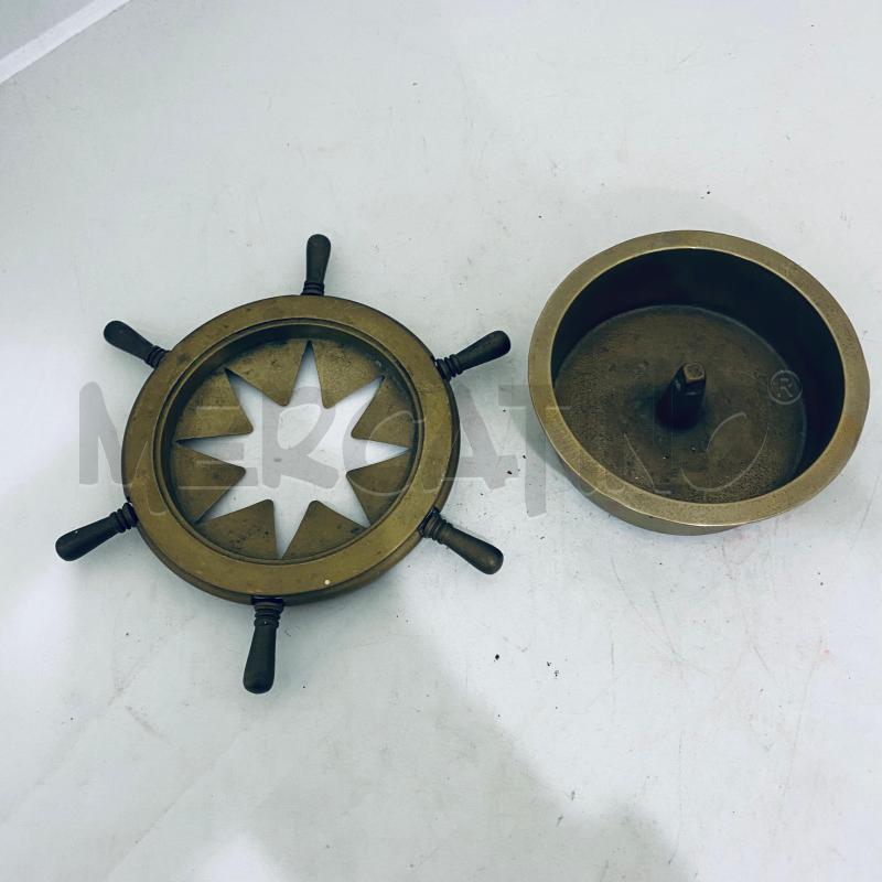 POSA CENERE METALLO DORATO TIMONE | Mercatino dell'Usato Lago patria - giugliano in c. 3