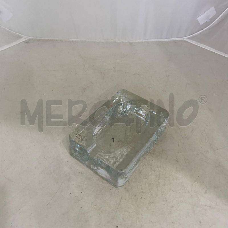 POSA CENERE PER SIGARI KES VETRO MARTELLATO | Mercatino dell'Usato Lago patria - giugliano in c. 1