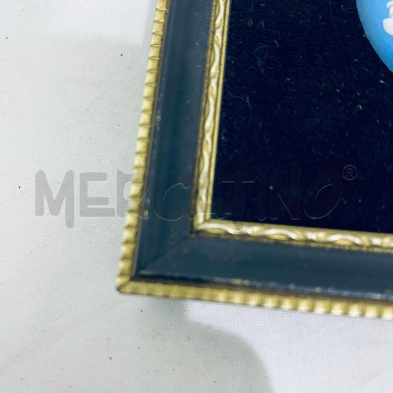 QUADRETTO PICCOLO CORNICE NERA CAMMEO WEDGWOOD MADE IN ENGLAN | Mercatino dell'Usato Lago patria - giugliano in c. 3