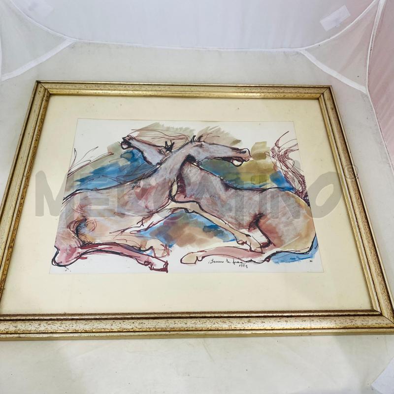QUADRO BRUNO DE LUCA 1982 CAVALLI | Mercatino dell'Usato Lago patria - giugliano in c. 1