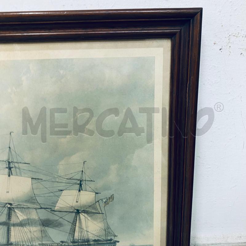 QUADRO CORNCIE LEGNO STAMPABARCA | Mercatino dell'Usato Lago patria - giugliano in c. 4