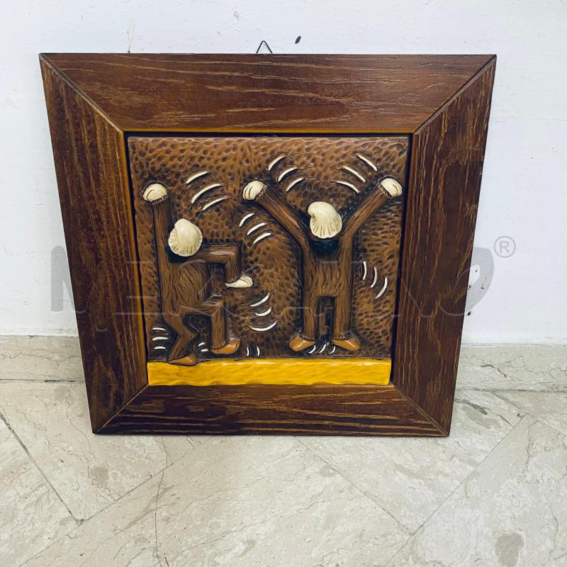 QUADRO FIRMA PROFILI RAPPRESENTAZIONE PULCINELLA | Mercatino dell'Usato Lago patria - giugliano in c. 1