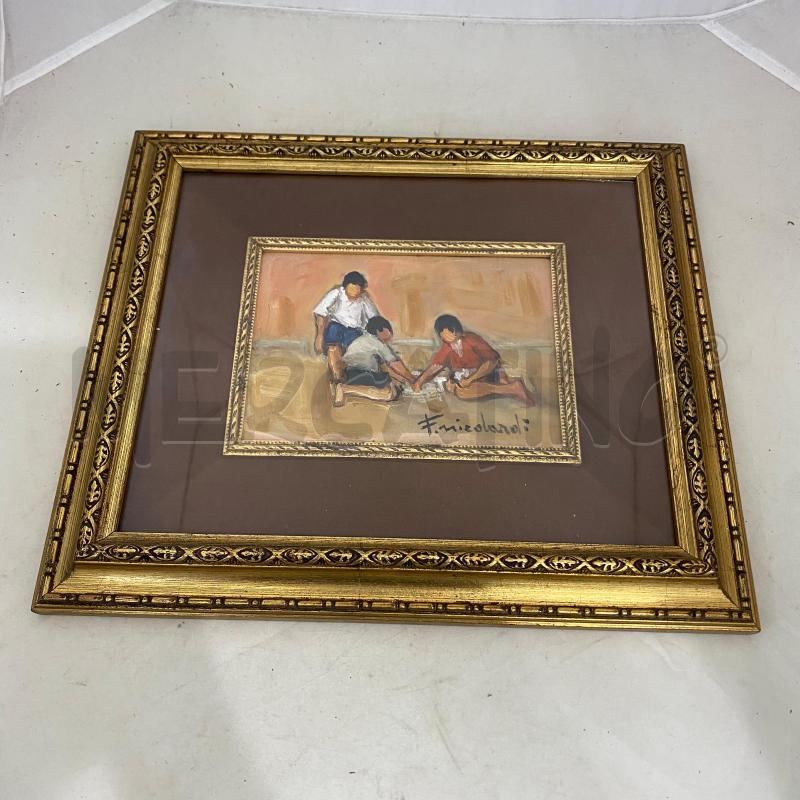 QUADRO NICOLARDI CORNICE DORATA | Mercatino dell'Usato Lago patria - giugliano in c. 1