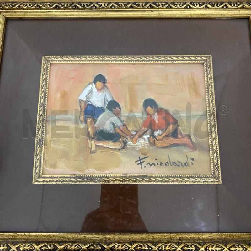QUADRO NICOLARDI CORNICE DORATA | Mercatino dell'Usato Lago patria - giugliano in c. 3