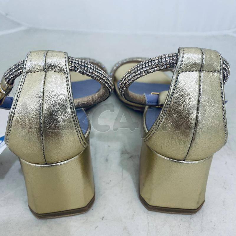 SANDALI DONNA ALBANO GIOIELLO DORATI STRASS NODO  | Mercatino dell'Usato Lago patria - giugliano in c. 2