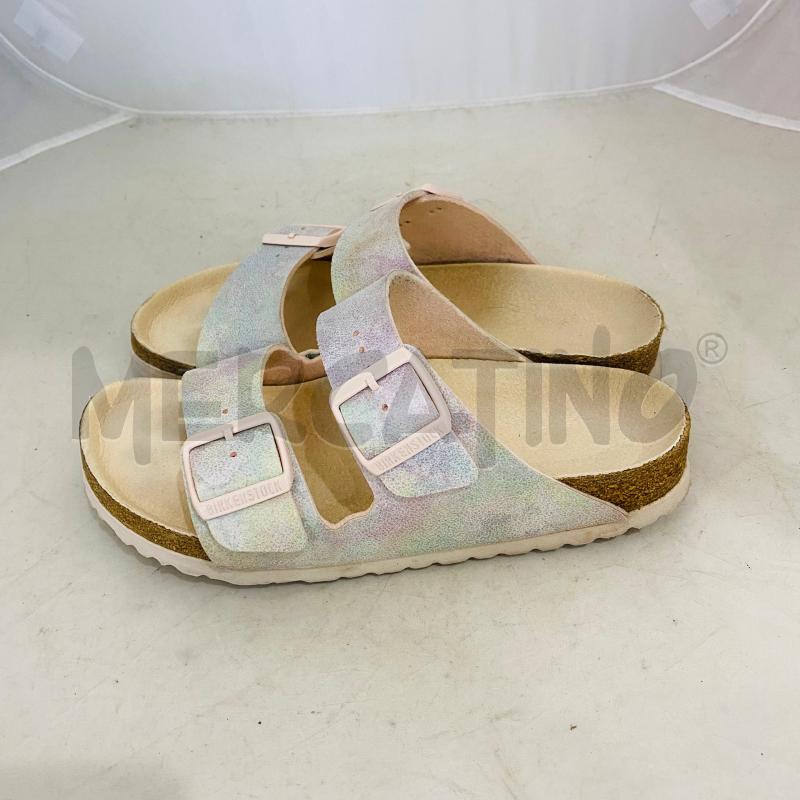 SANDALI DONNA BIRKENSTOCK ROSA CANGIANTE | Mercatino dell'Usato Lago patria - giugliano in c. 4