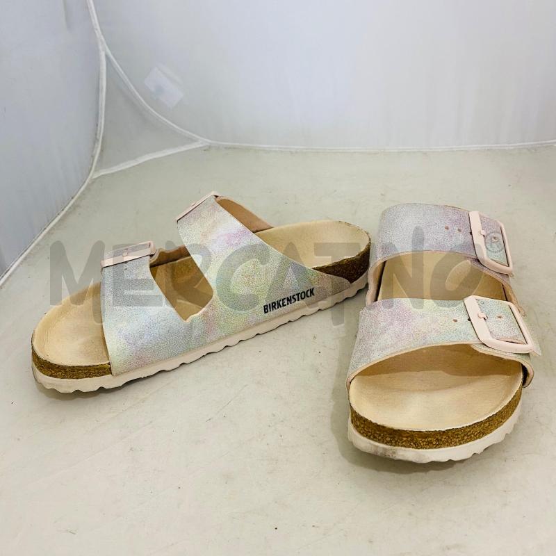 SANDALI DONNA BIRKENSTOCK ROSA CANGIANTE | Mercatino dell'Usato Lago patria - giugliano in c. 5