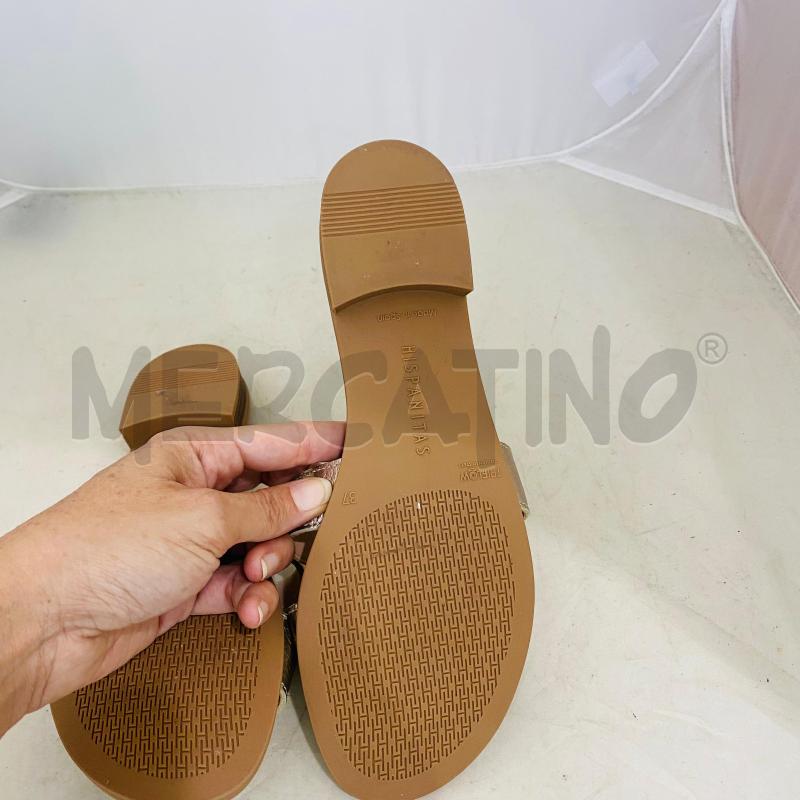 SANDALI DONNA HISPANITAS ELEMENTO CORDA E LAMÈ | Mercatino dell'Usato Lago patria - giugliano in c. 5