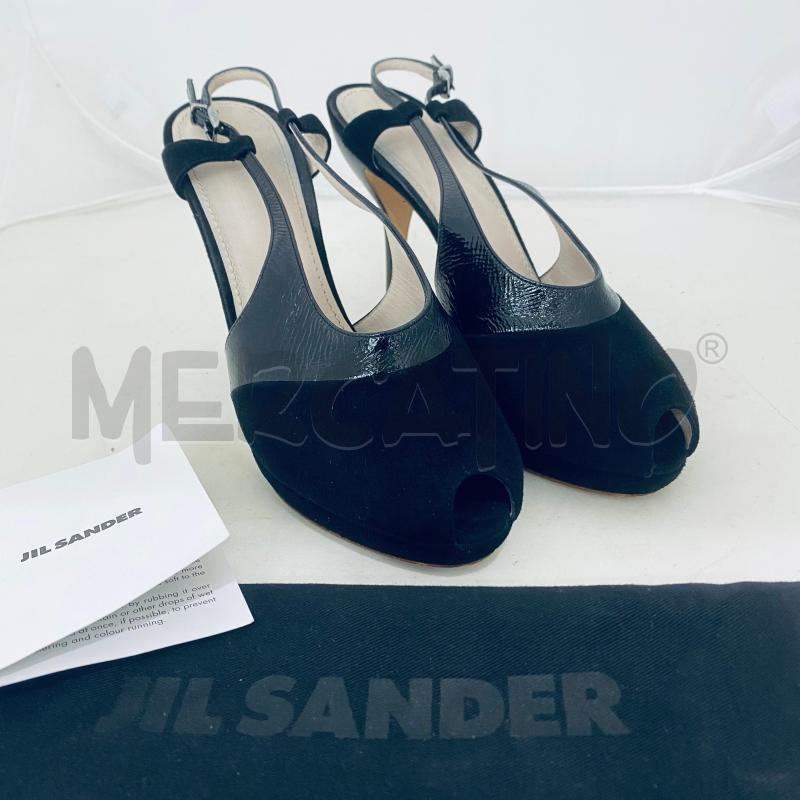 SANDALI DONNA JIL SANDER NERI CON DUST BAG | Mercatino dell'Usato Lago patria - giugliano in c. 1