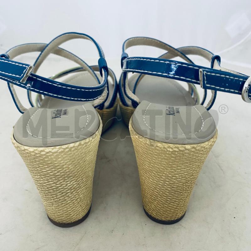 SANDALI DONNA NERO GIARDINI LACCETTI BLU VERDE | Mercatino dell'Usato Lago patria - giugliano in c. 3