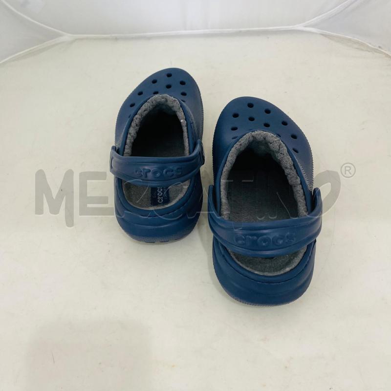 SCARPE BAMBINO CROCS BLU NAVY INTERNO PELO | Mercatino dell'Usato Lago patria - giugliano in c. 4
