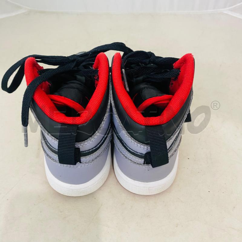 SCARPE BAMBINO JORDAN NERE PROFILO ROSSO  | Mercatino dell'Usato Lago patria - giugliano in c. 5