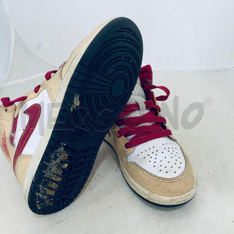SCARPE BAMBINO JORDAN ROSSO ROSA BIANCO  | Mercatino dell'Usato Lago patria - giugliano in c. 4