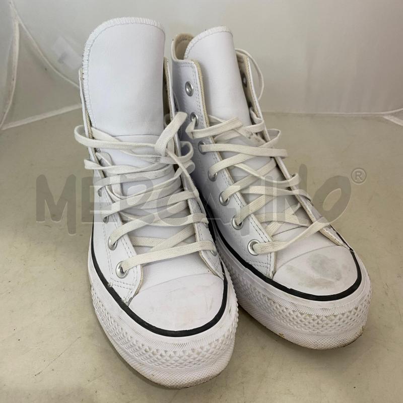 SCARPE DONNA CONVERSE IN PELLE BIANCA  | Mercatino dell'Usato Lago patria - giugliano in c. 1