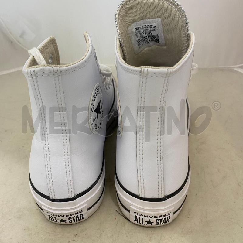 SCARPE DONNA CONVERSE IN PELLE BIANCA  | Mercatino dell'Usato Lago patria - giugliano in c. 4