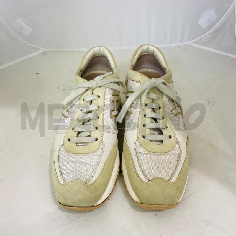 SCARPE DONNA HOGAN BIEGE SCAMOSCIATE TESSUTO  | Mercatino dell'Usato Lago patria - giugliano in c. 2