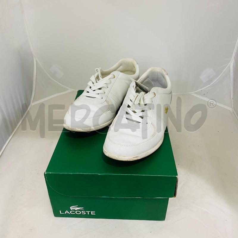 SCARPE DONNA LACOSTE BIANCHE PELLE | Mercatino dell'Usato Lago patria - giugliano in c. 2