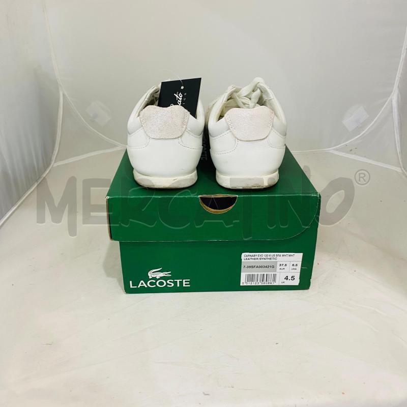 SCARPE DONNA LACOSTE BIANCHE PELLE | Mercatino dell'Usato Lago patria - giugliano in c. 4