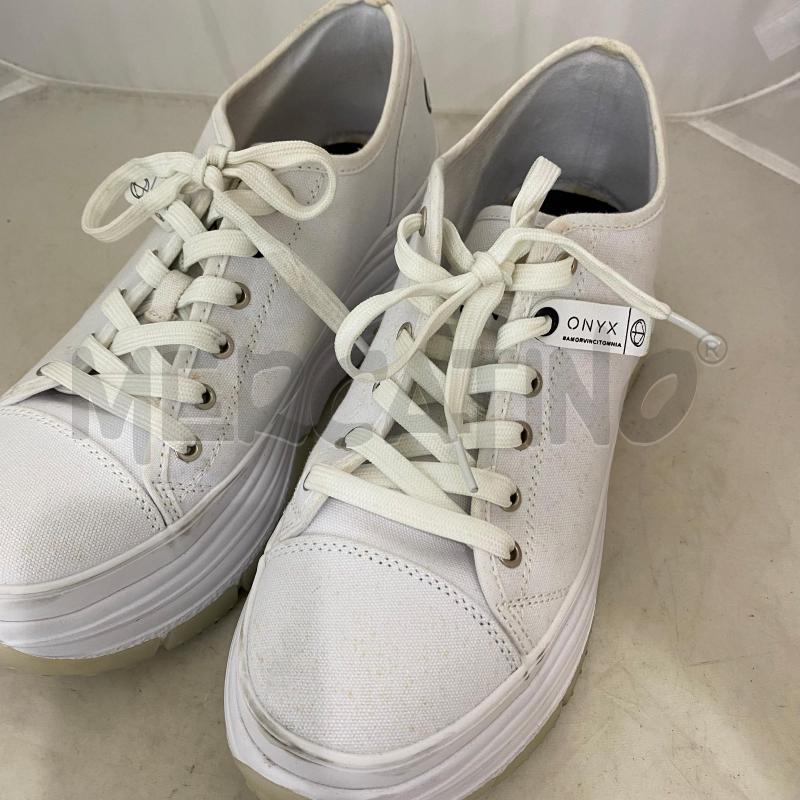 SCARPE DONNA ONIX BIANCHI TELA  | Mercatino dell'Usato Lago patria - giugliano in c. 4