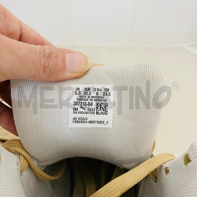 SCARPE DONNA PUMA ALTE BIEGE BIANCHE LOGO DORATO | Mercatino dell'Usato Lago patria - giugliano in c. 5